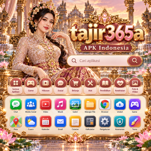 Ilustrasi antarmuka dan navigasi tajir365a